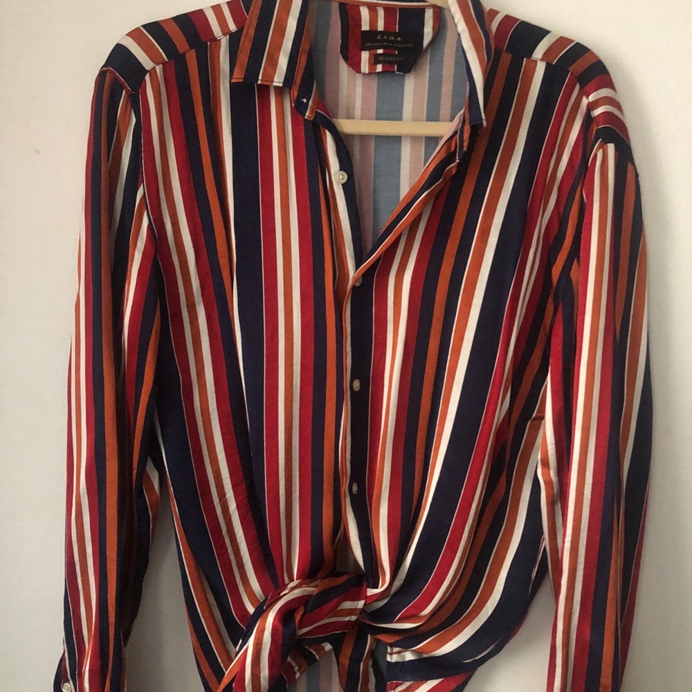 Satin, long sleeve